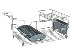 Habitat 2 Tier Deluxe Dish Rack -Kitchen Supplies Store 9200131 R Z006A