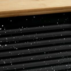 Habitat Set Of 5 Speckle Bamboo Storage - Black 9 Habitat Set Of 5 Speckle Bamboo Storage - Black -Kitchen Supplies Store 9208212 R Z004A