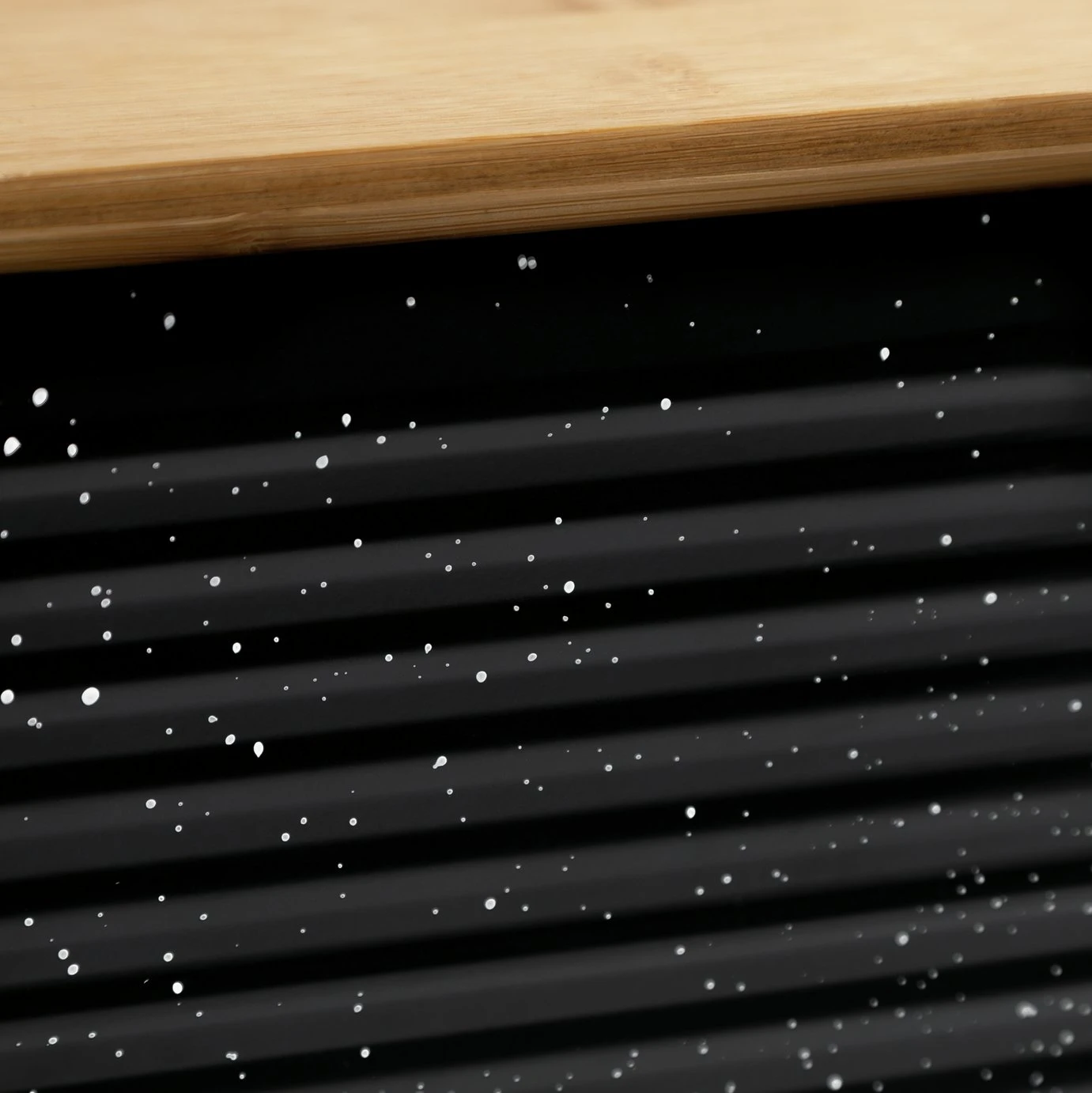 Habitat Set Of 5 Speckle Bamboo Storage - Black 6 Habitat Set Of 5 Speckle Bamboo Storage - Black - Image 4