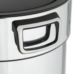 Habitat 30 Litre Round Touch Op Bin - Silver 10 Habitat 30 Litre Round Touch Op Bin - Silver -Kitchen Supplies Store 9211254 R Z003A