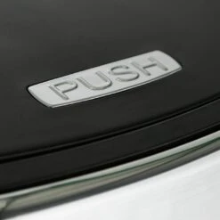 Habitat 30 Litre Square Touch Top Bin - Silver -Kitchen Supplies Store 9212569 R Z003A