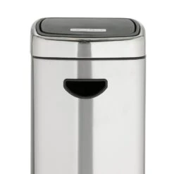 Habitat 30 Litre Square Touch Top Bin - Silver -Kitchen Supplies Store 9212569 R Z004A