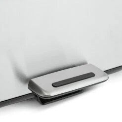 Habitat 30 Litre Modern Rectangular Bin - Silver -Kitchen Supplies Store 9212693 R Z003A