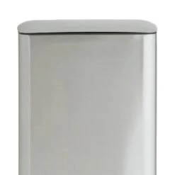 Habitat 30 Litre Modern Rectangular Bin - Silver -Kitchen Supplies Store 9212693 R Z004A