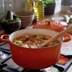 Habitat 3.3 Litre Cast Iron Casserole Dish - Orange