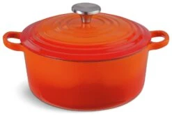 Habitat 3.3 Litre Cast Iron Casserole Dish - Orange -Kitchen Supplies Store 9213197 R Z002A