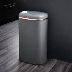 Tower 58 Liter Cavaletto Sensor Bin - Grey -Kitchen Supplies Store 9308899 R Z005A