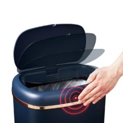 Tower 58 Liter Cavaletto Sensor Bin - Blue -Kitchen Supplies Store 9308916 R Z003A