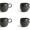 Habitat Set Of 4 Preto Stoneware Mugs -Kitchen Supplies Store 9310784 R Z001A