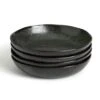 Habitat Preto 4 Piece Stoneware Pasta Bowls - Black 2 Habitat Preto 4 Piece Stoneware Pasta Bowls - Black -Kitchen Supplies Store 9310791 R Z001A