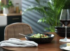 Habitat Preto 4 Piece Stoneware Pasta Bowls - Black -Kitchen Supplies Store 9310791 R Z001C