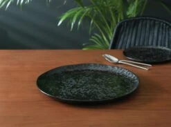 Habitat Preto Stoneware Serving Platter - Black -Kitchen Supplies Store 9310801 R Z002C