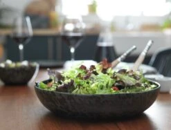 Habitat Preto Stoneware Serving Bowl - Black 8 Habitat Preto Stoneware Serving Bowl - Black -Kitchen Supplies Store 9310856 R Z001C