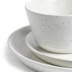 Habitat Addison 12 Piece Stoneware Dinner Set - White -Kitchen Supplies Store 9311453 R Z004A