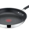 Tefal Jamie Oliver 24cm Non Stick Stainless Steel Frying Pan -Kitchen Supplies Store 9336373 R Z001A
