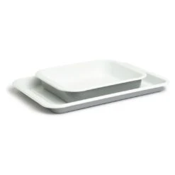 Habitat Set Of 2 Enamel Oven Tray Roaster Set -Kitchen Supplies Store 9340462 R Z003A