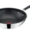 Tefal Jamie Oliver 28cm Non Stick Stainless Steel Wok -Kitchen Supplies Store 9341234 R Z001A