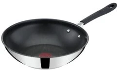 Tefal Jamie Oliver 28cm Non Stick Stainless Steel Wok