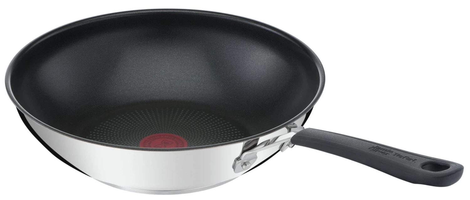 Tefal Jamie Oliver 28cm Non Stick Stainless Steel Wok 4 Tefal Jamie Oliver 28cm Non Stick Stainless Steel Wok - Image 2