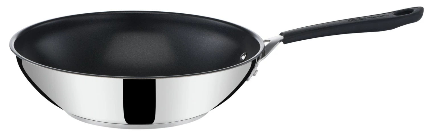 Tefal Jamie Oliver 28cm Non Stick Stainless Steel Wok 5 Tefal Jamie Oliver 28cm Non Stick Stainless Steel Wok - Image 3