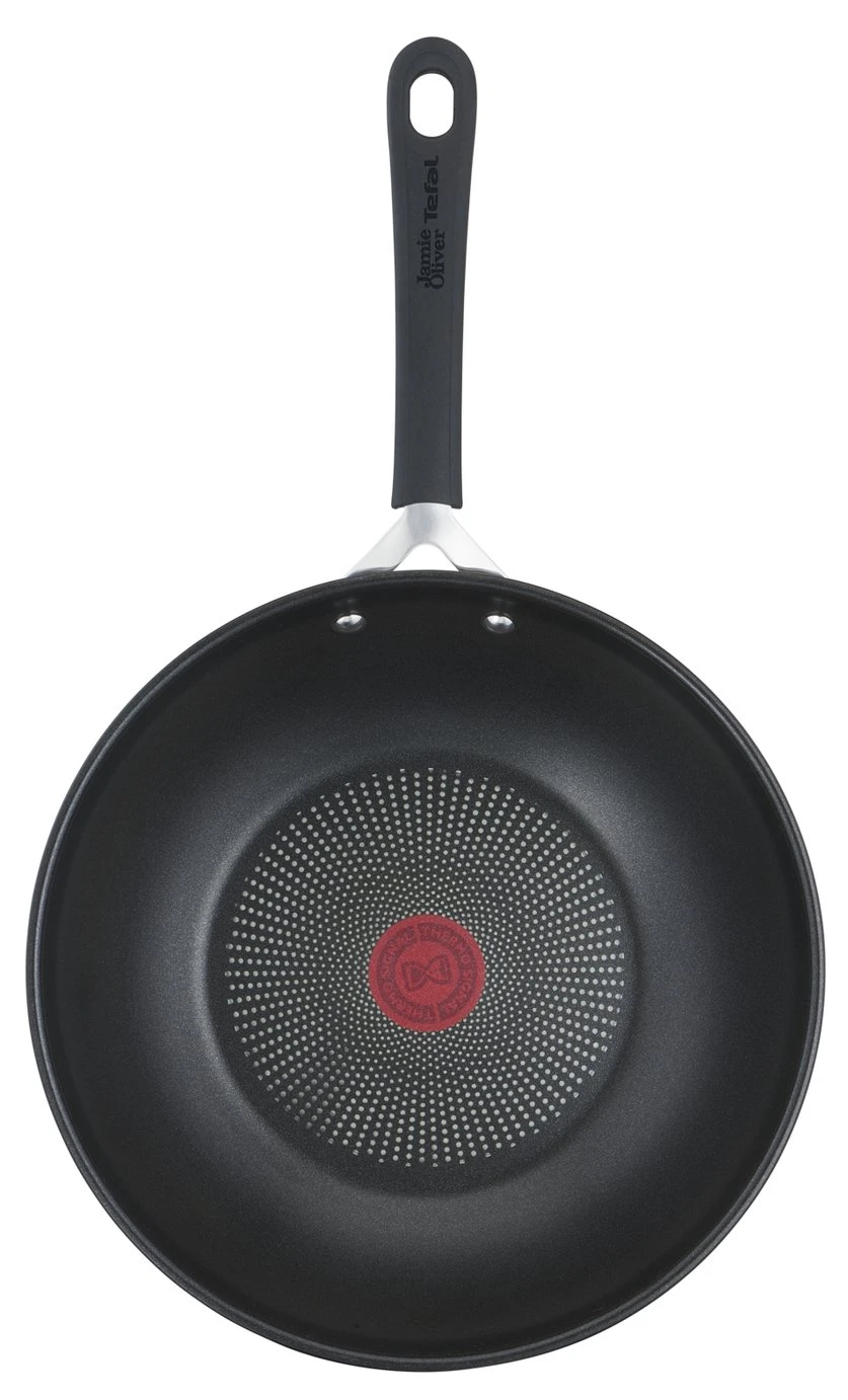 Tefal Jamie Oliver 28cm Non Stick Stainless Steel Wok 6 Tefal Jamie Oliver 28cm Non Stick Stainless Steel Wok - Image 4