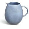 Habitat Evora Stoneware Jug - Blue 1 Habitat Evora Stoneware Jug - Blue -Kitchen Supplies Store 9372681 R Z001A
