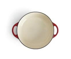 Habitat Country Manor 4 Litre Cast Iron Casserole Dish - Red -Kitchen Supplies Store 9377167 R Z002A