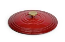 Habitat Country Manor 4 Litre Cast Iron Casserole Dish - Red -Kitchen Supplies Store 9377167 R Z003A