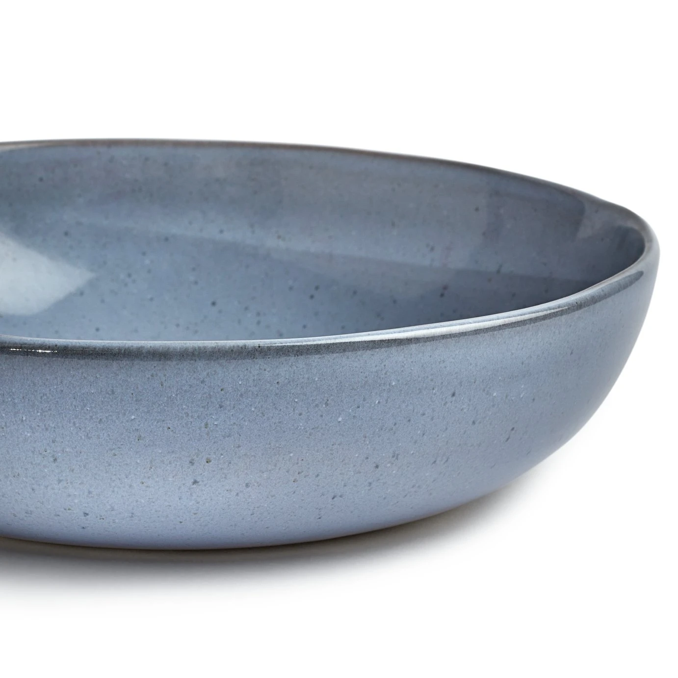Habitat Evora Stoneware Salad Bowl - Blue 5 Habitat Evora Stoneware Salad Bowl - Blue - Image 3