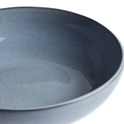 Habitat Evora Stoneware Salad Bowl - Blue 11 Habitat Evora Stoneware Salad Bowl - Blue -Kitchen Supplies Store 9415562 R Z006A