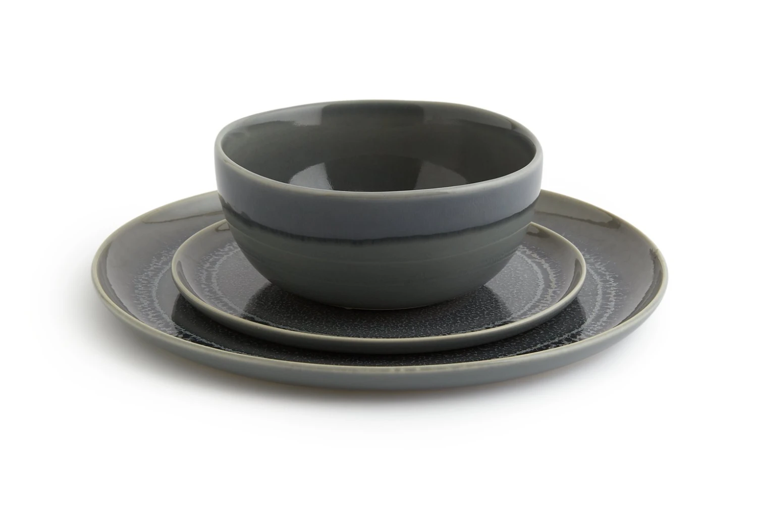 Habitat Evora 12 Piece Stoneware Dinner Set - Green 5 Habitat Evora 12 Piece Stoneware Dinner Set - Green - Image 3