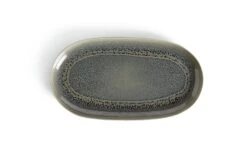 Habitat Evora Stoneware Serving Platter - Green -Kitchen Supplies Store 9437605 R Z004A