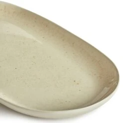 Habitat Evora Stoneware Serving Platter - Natural -Kitchen Supplies Store 9438161 R Z002A