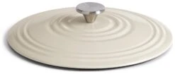 Habitat 4 Litre Cast Iron Shallow Casserole Dish - Cream -Kitchen Supplies Store 9448137 R Z004A