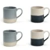 Habitat Artisan Set Of 4 Mugs - Blue -Kitchen Supplies Store 9466346 R Z001A