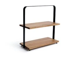 Habitat Industrial Two Tier Wooden Serving Platter 11 Habitat Industrial Two Tier Wooden Serving Platter -Kitchen Supplies Store 9474857 R Z003A