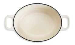 Habitat 4.70 Litre Cast Iron Oval Casserole Dish - Cream 9 Habitat 4.70 Litre Cast Iron Oval Casserole Dish - Cream -Kitchen Supplies Store 9499935 R Z002A