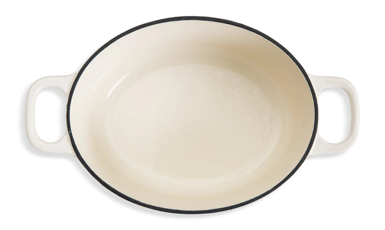 Habitat 4.70 Litre Cast Iron Oval Casserole Dish - Cream 5 Habitat 4.70 Litre Cast Iron Oval Casserole Dish - Cream - Image 3