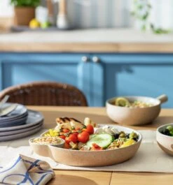 Habitat Mediterranean Stoneware Serve Bowl - Natural 7 Habitat Mediterranean Stoneware Serve Bowl - Natural -Kitchen Supplies Store 9511985 R Z001C