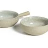 Habitat Mediterranean 2 Piece Stoneware Tapas Dish - Natural -Kitchen Supplies Store 9511992 R Z001A
