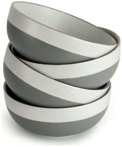 Habitat Speckle Set Of 4 Stoneware Cereal Bowl -Kitchen Supplies Store 9528442 R Z002A