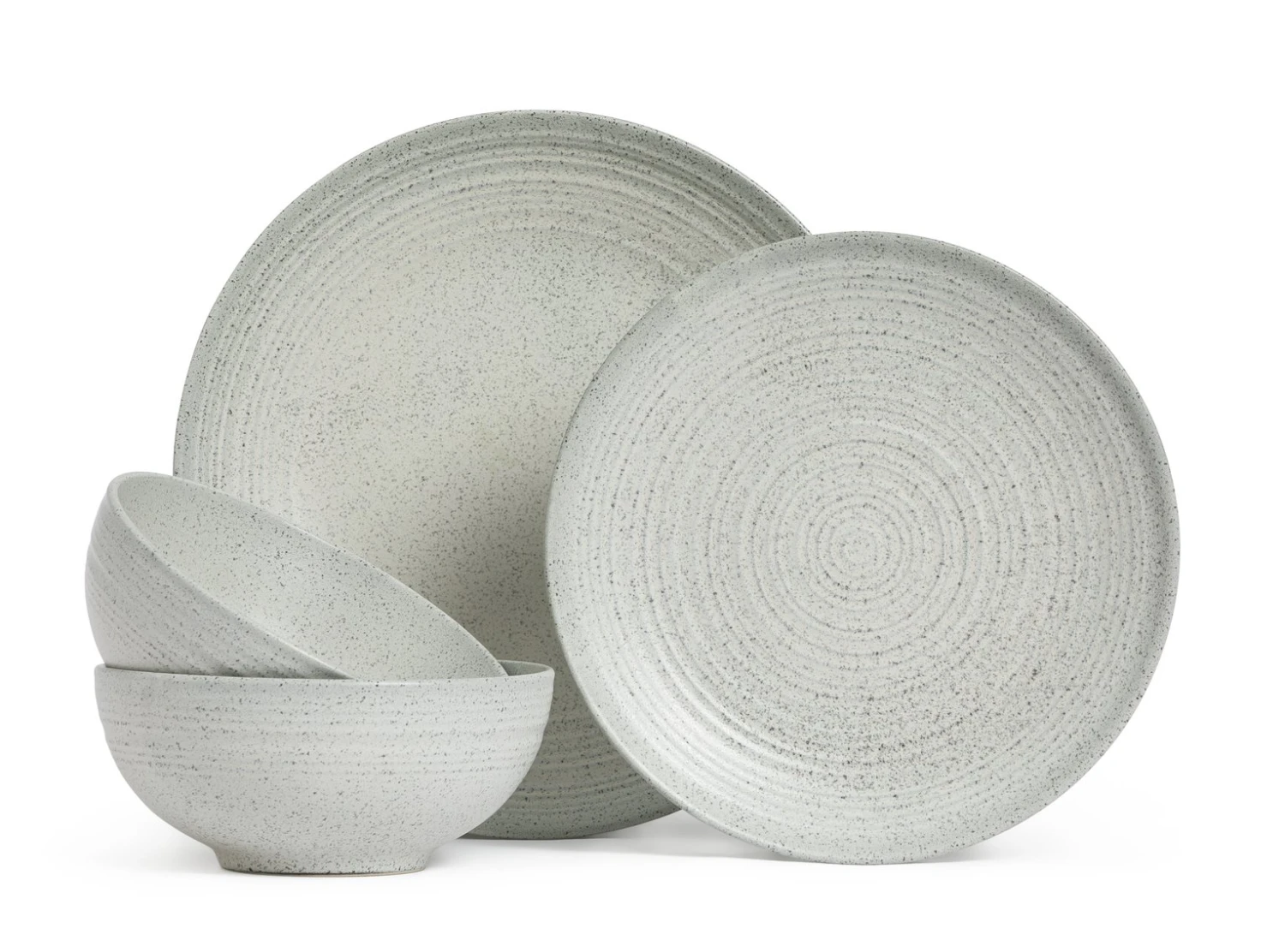 Habitat Textured Ripple 12 Piece Dinner Set - Chalk 3 Habitat Textured Ripple 12 Piece Dinner Set - Chalk