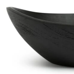 Habitat Mango Wood Serve Bowl - Black -Kitchen Supplies Store 9544062 R Z002A