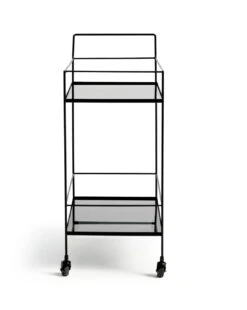 Habitat Monroe Drinks Trolley - Black -Kitchen Supplies Store 9547801 R Z003A