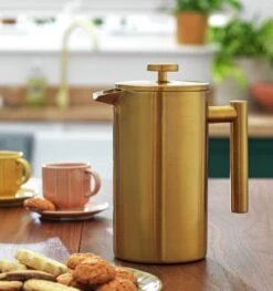 Habitat Double Walled 8 Cup Cafetiere - Gold 7 Habitat Double Walled 8 Cup Cafetiere - Gold -Kitchen Supplies Store 9560565 R Z001C