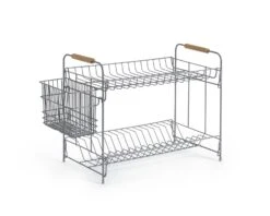 Habitat Industrial Wire Dish Drainer - Grey -Kitchen Supplies Store 9571712 R Z003A