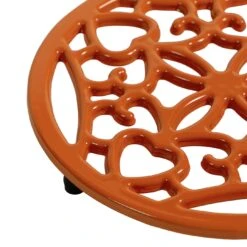 Habitat Cast Iron Trivet - Orange -Kitchen Supplies Store 9574142 R Z006A