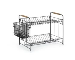 Habitat Industrial Wire Dish Drainer - Black -Kitchen Supplies Store 9575309 R Z003A