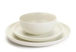 Habitat 12 Piece Stoneware Dinner Set - White -Kitchen Supplies Store 9577833 R Z002A