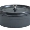 Habitat 4.2LT Cast Aluminium Casserole Dish - Black -Kitchen Supplies Store 9588994 R Z001A
